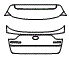 2020 Kia Sportage Trunk Lid Kit - PPF