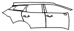 2024 Kia Sportage Rear Fender and Door Kit - PPF