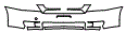 2011 Kia Sedona EX Grille and Bumper Kit - PPF