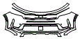 2021 Kia Sorento X-Line Bumper Kit - PPF
