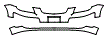 2007 Kia Rio SX Bumper Kit - PPF