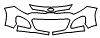 2012 Kia Rio 5 LX Grille and Bumper Kit - PPF
