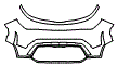 2024 Kia Soul (US) S Bumper Kit