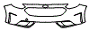 2018 Kia Niro Hybrid Touring Bumper Kit - PPF