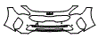 2023 Kia Stinger GT2 Bumper Kit - PPF