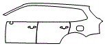 2025 Kia Telluride Door and Rear Fender Kit - PPF