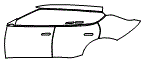 2023 Kia EV6 Door and Rear Fender Kit - PPF