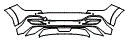 2022 Kia EV6 GT Line Rear Bumper Kit - PPF
