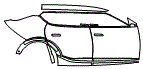 2023 Kia EV6 Door and Rear Fender Kit - PPF
