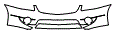 2008 Mitsubishi Galant Bumper Kit - PPF
