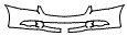 2009 Mitsubishi Galant Ralliart Bumper Kit - PPF