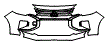 2024 Mitsubishi Mirage Bumper Kit - PPF
