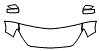 2021 Mitsubishi Mirage  LE Hood, Fender and Mirror Kit