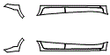 2023 Mitsubishi Mirage SE Rocker Panel Kit - PPF