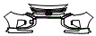 2022 Mitsubishi Mirage G4 Bumper Kit - PPF