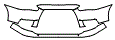 2014 Mitsubishi Lancer Evolution MR Bumper and Luggage Area Kit - PPF