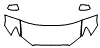 2013 Mitsubishi Outlander Sport (Canadian RVR) Hood, Fender and Mirror Kit - PPF