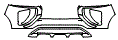 2024 Mitsubishi Eclipse Cross LE Bumper Kit - PPF