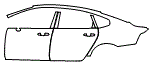 2018 Volvo S90 T6 Base Door and Rear Fender Kit - PPF