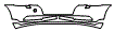 2008 Volvo S40 Upper Bumper and Lower Bumper Kit - PPF