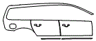 2014 Volvo XC70 3.2 Door and Rear Fender Kit - PPF