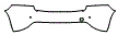 2018 Volvo S60 Cross Country Rear Bumper Kit - PPF