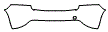 2015 Volvo S60 Cross Country Rear Bumper Kit - PPF
