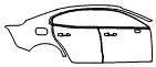 2022 Volvo S60 Recharge Rear Fender and Door Kit - PPF