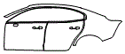 2023 Volvo S60 Rear Fender and Door Kit - PPF