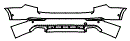 2016 Volvo XC90 Rear Bumper Kit - PPF