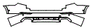 2018 Volvo XC90 T8 R-Design Rear Bumper Kit - PPF