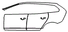 2016 Volvo XC60 Rear Fender and Door Kit - PPF