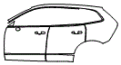 2019 Volvo XC60 Momentum Door and Rear Fender Kit - PPF