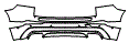 2018 Volvo XC60 Rear Bumper Kit - PPF