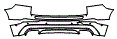 2021 Volvo XC60 Recharge Rear Bumper Kit - PPF