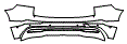 2023 Volvo XC60 Recharge Rear Bumper Kit - PPF