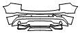 2026 VOLVO XC60 PHEV ULTRA  Rear Bumper Kit
