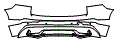 2026 VOLVO XC60 PLUS  Rear Bumper Kit