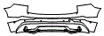 2026 VOLVO XC60 PHEV ULTRA  Rear Bumper Kit