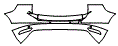 2015 Volvo XC60 T6 Inscription Rear Bumper Kit - PPF