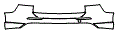 2021 Volvo V60 Rear Bumper Kit - PPF