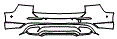 2019 Volvo V60 R-Design Rear Bumper Kit - PPF