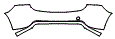 2018 Volvo V60 Rear Bumper Kit - PPF
