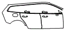 2023 Volvo V60 Recharge Plus Door and Rear Fender Kit - PPF