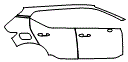 2026 VOLVO EX40 ULTRA  Rear Fender and Door Kit