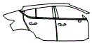 2026 VOLVO EC40 ULTRA  Rear Fender and Door Kit