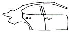 2020 Alfa Romeo Giulia Rear Fender and Door Kit - PPF