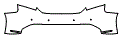 2020 Alfa Romeo Giulia Rear Bumper Kit - PPF