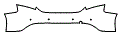 2023 Alfa Romeo Giulia Rear Bumper Kit - PPF