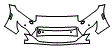 2013 Jaguar XK Coupe R Bumper Kit - PPF